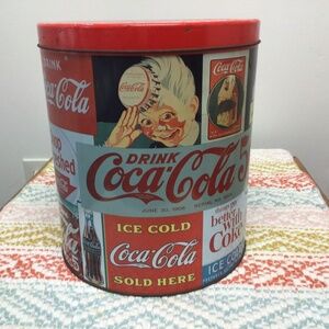 COCA COLA STORAGE CAN